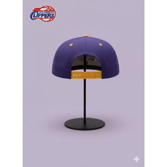 Los Angeles LA Clippers Snap Back Embroidered Adjustable Cap Hat OS - Picture 2 of 4